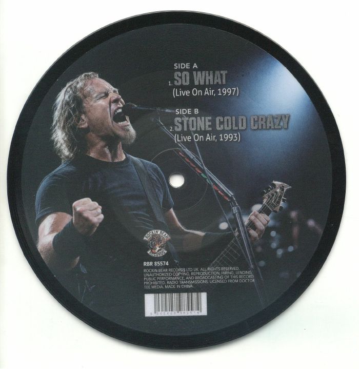 Stone Cold Crazy? So What! (Picture Disc) - Metallica