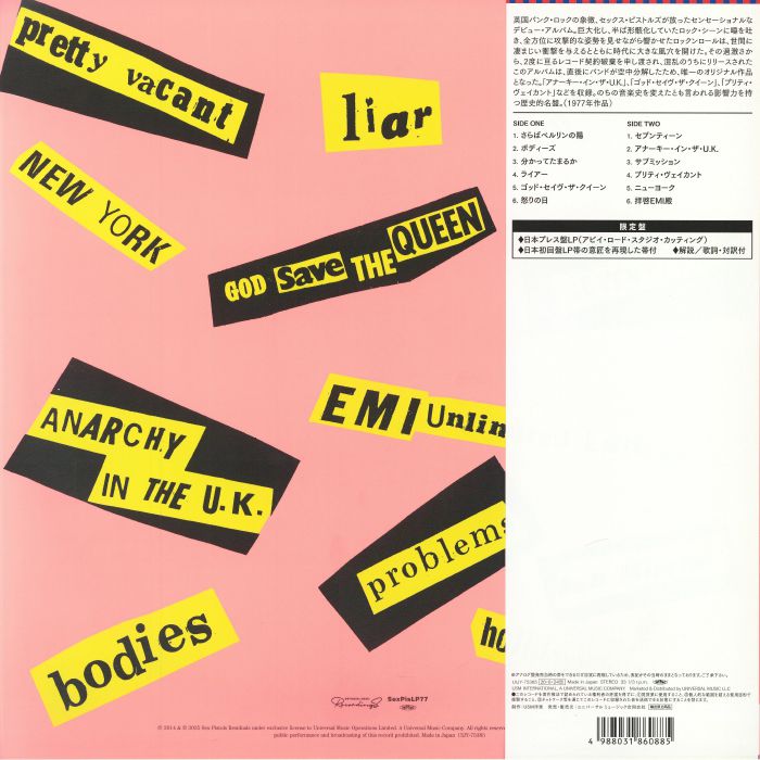 Never Mind the Bollocks Here's the Sex Pistols (Reissue) (Booklet Hediyeli) - Sex Pistols