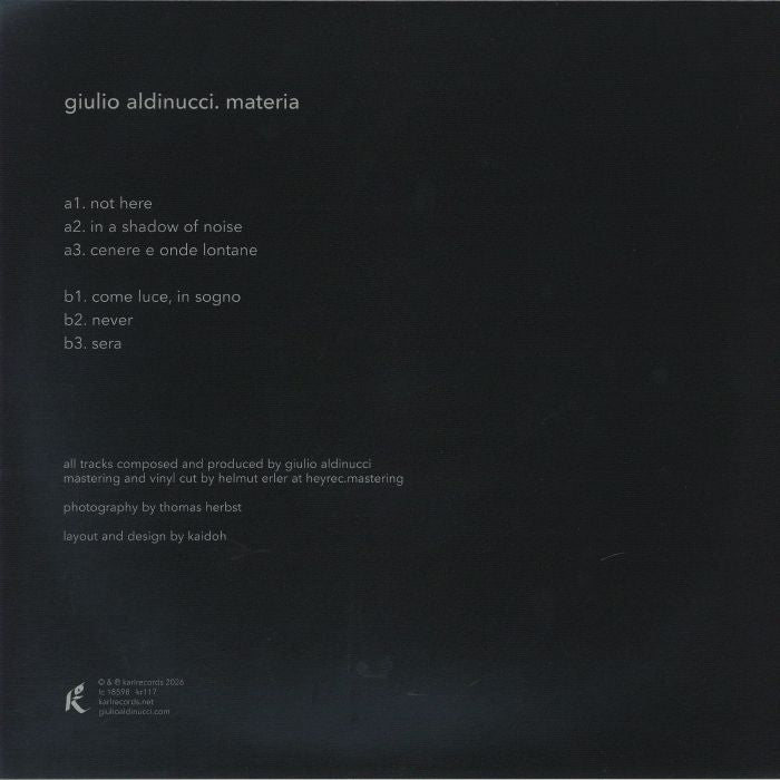 Materia - Giulio Aldinucci