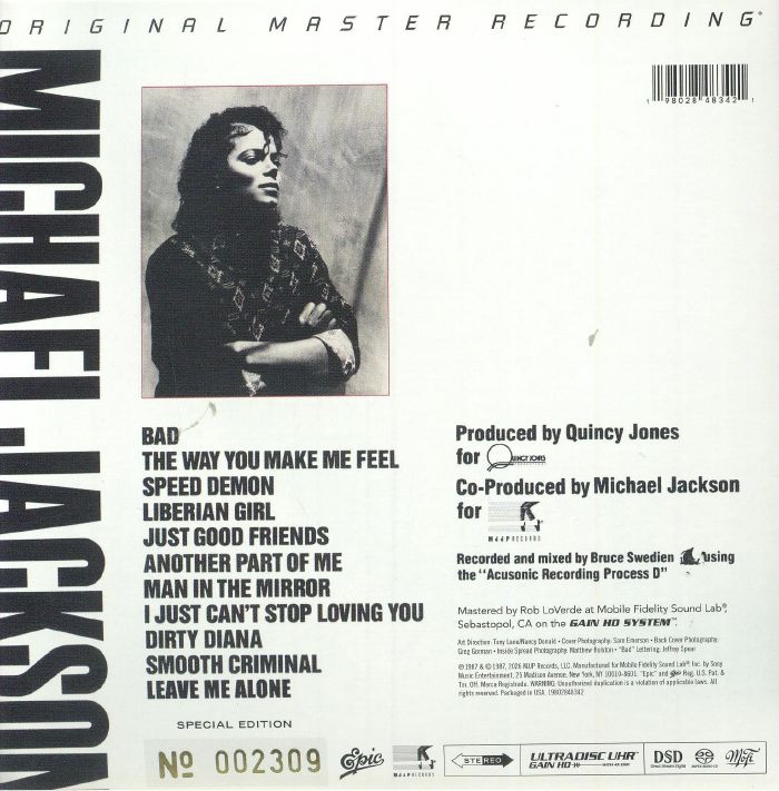 Bad - Michael Jackson (CD)
