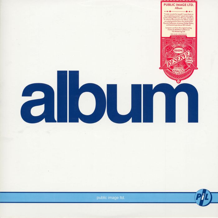 Album (Rhino Reserve) - Public Image Ltd