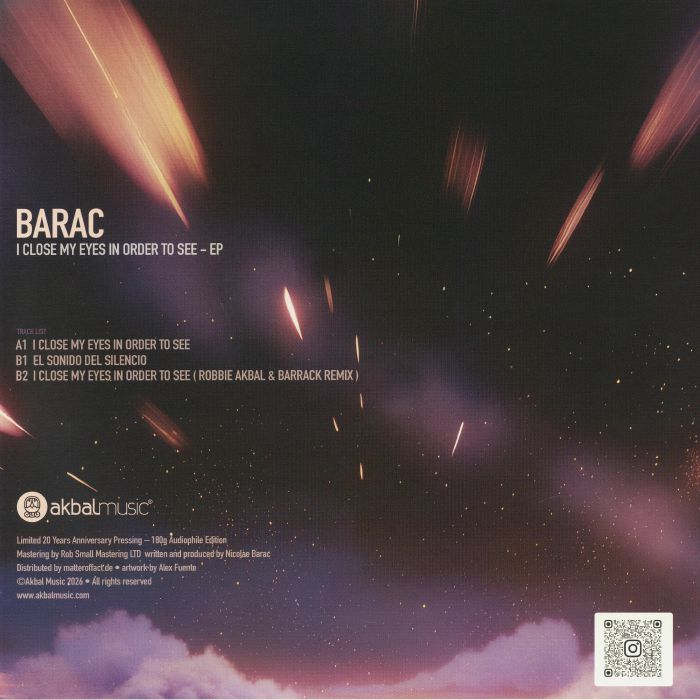 I Close My Eyes in Order to See - Barac