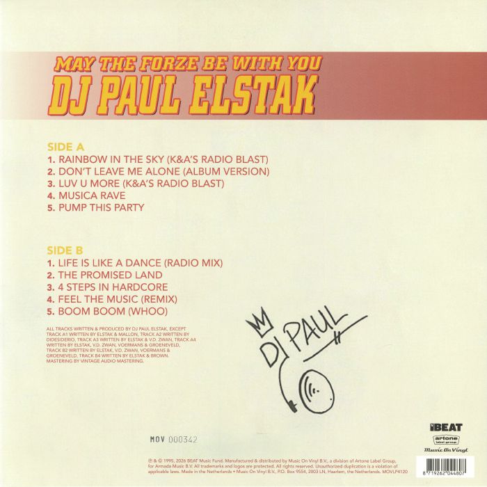 May the Forze Be with You (Renkli Plak) - Paul Elstak