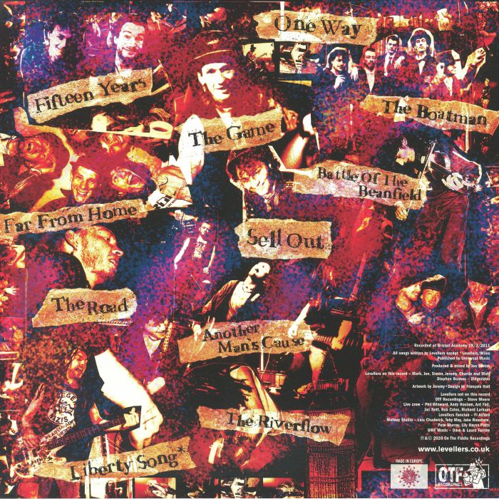 Levelling the Land Live (Clear Purple Vinyl) - Levellers