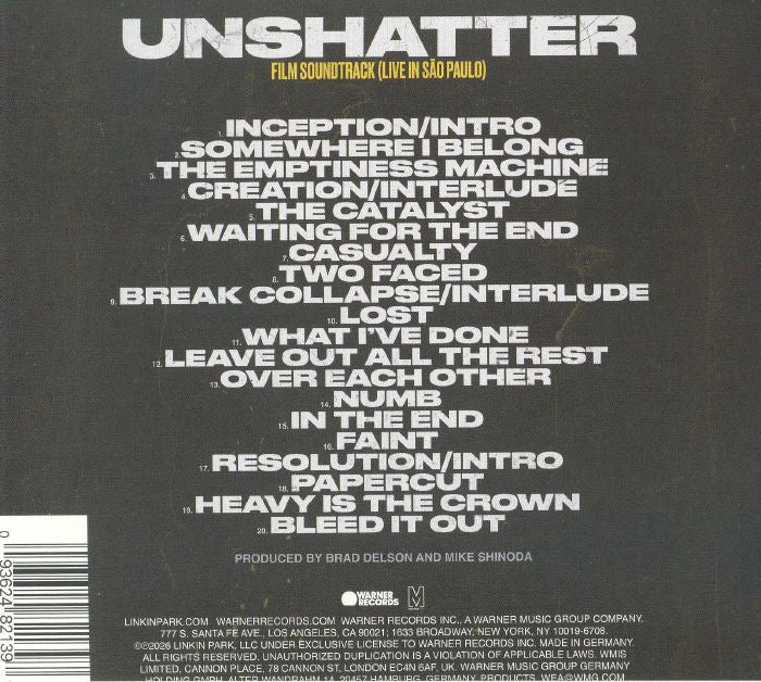 Unshatter Film Soundtrack: Live in Sao Paulo - Linkin Park (CD)