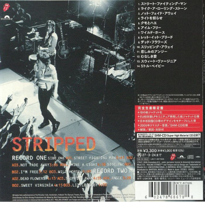 Stripped (Live) (Remastered) - The Rolling Stones (CD)