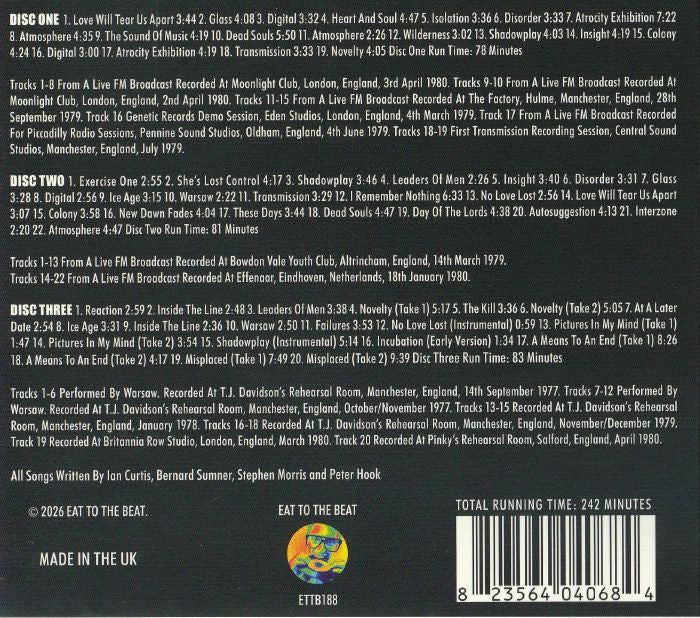 Transmission Impossible - Joy Division (CD)