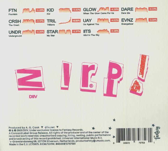 Zirp! - Diiv (CD)