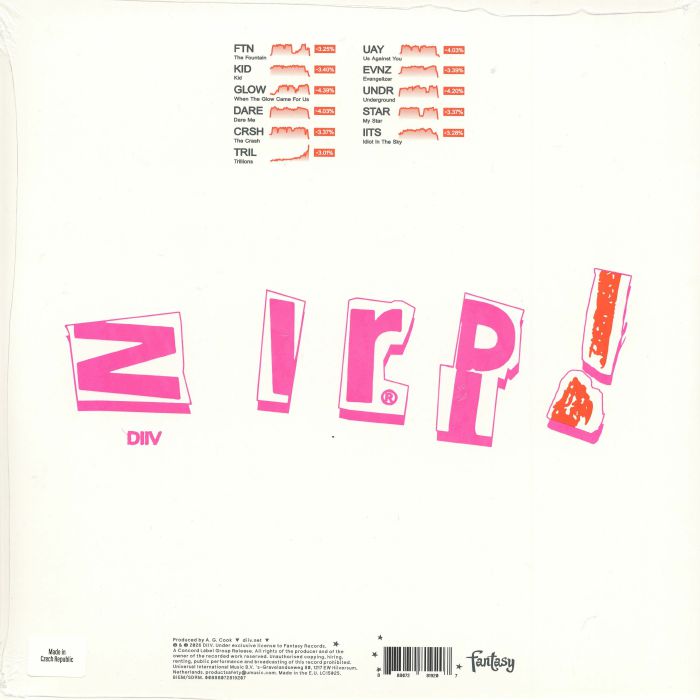 Zirp! (Indie Exclusive) - Diiv