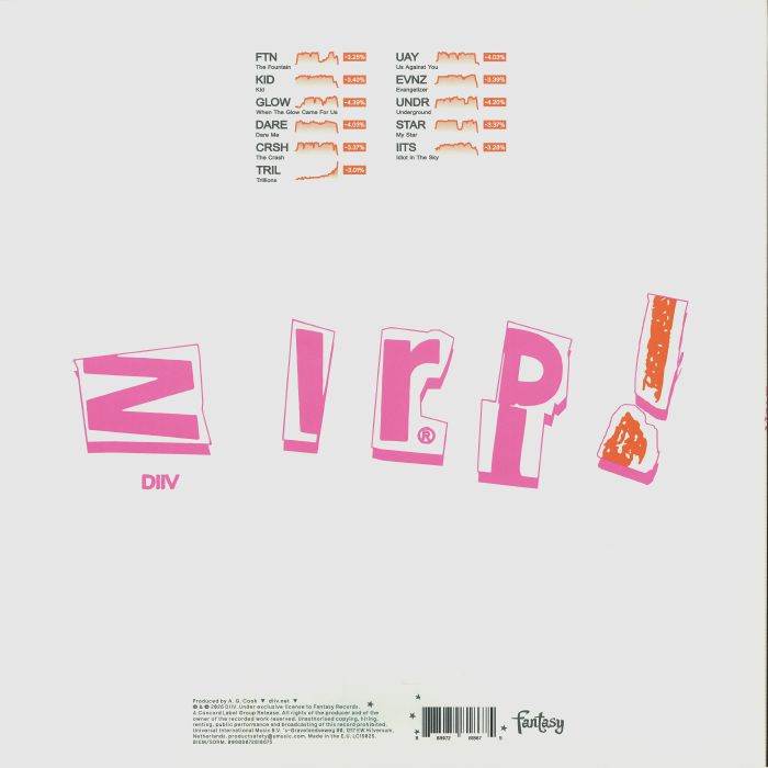Zirp! (Indie Exclusive) - Diiv