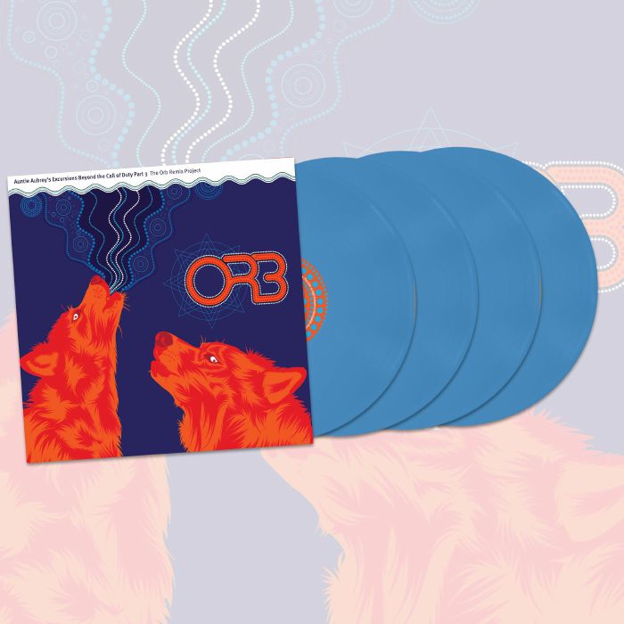 Auntie Aubrey's Excursions Beyond the Call of Duty Part 3 (4xLP) (Gatefold Opaque Blue Vinyl) - The Orb / Various