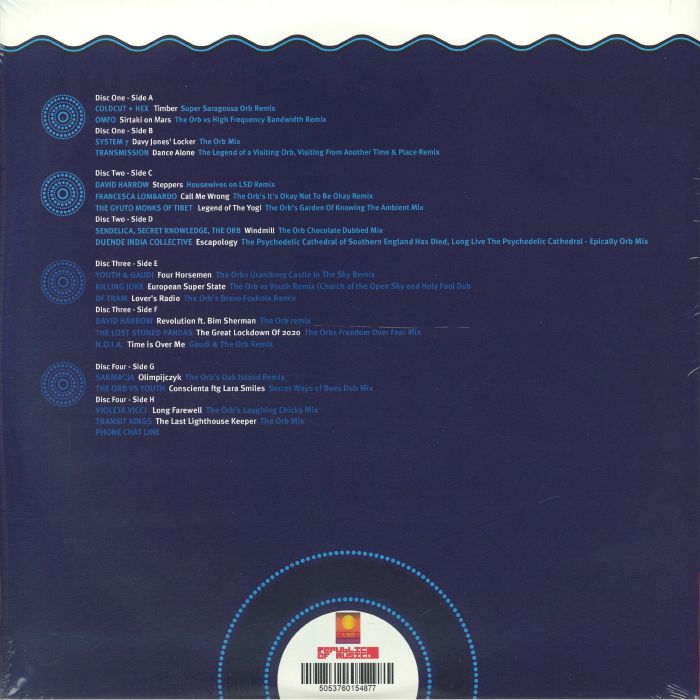Auntie Aubrey's Excursions Beyond the Call of Duty Part 3 (4xLP) (Gatefold Opaque Blue Vinyl) - The Orb / Various