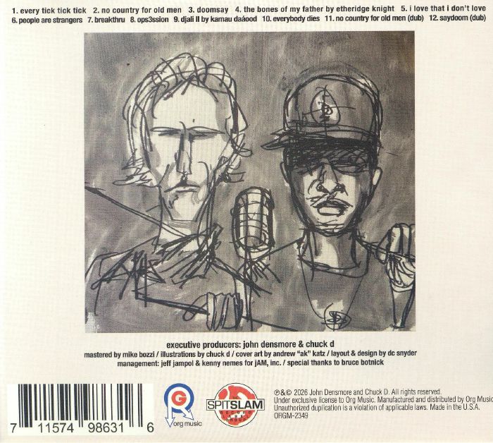 No Country for Old Men - Dope Aka John Densmore / Chuck D (CD)