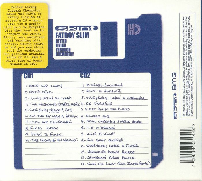 Better Living Through Chemistry (30th Anniversary Edition) - Fatboy Slim (2xCD)