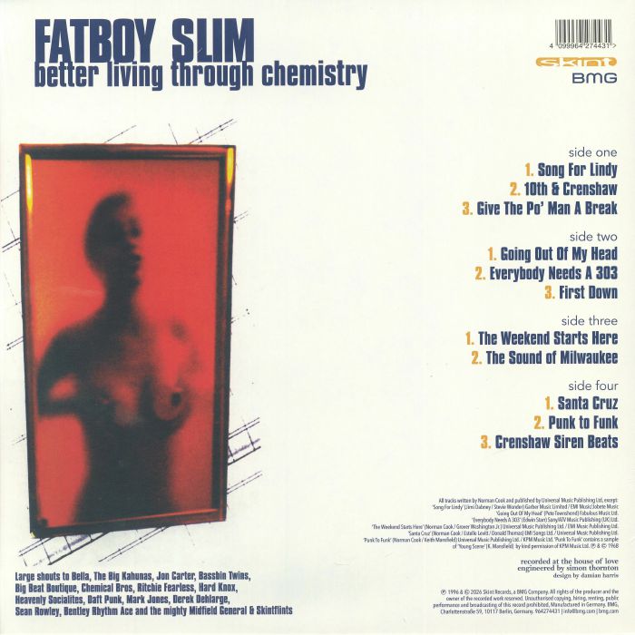 Better Living Through Chemistry (30th Anniversary Edition) (Half Speed Remastered) - Fatboy Slim