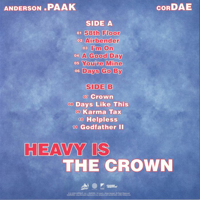 Heavy Is the Crown - Anderson Paak / Cordae