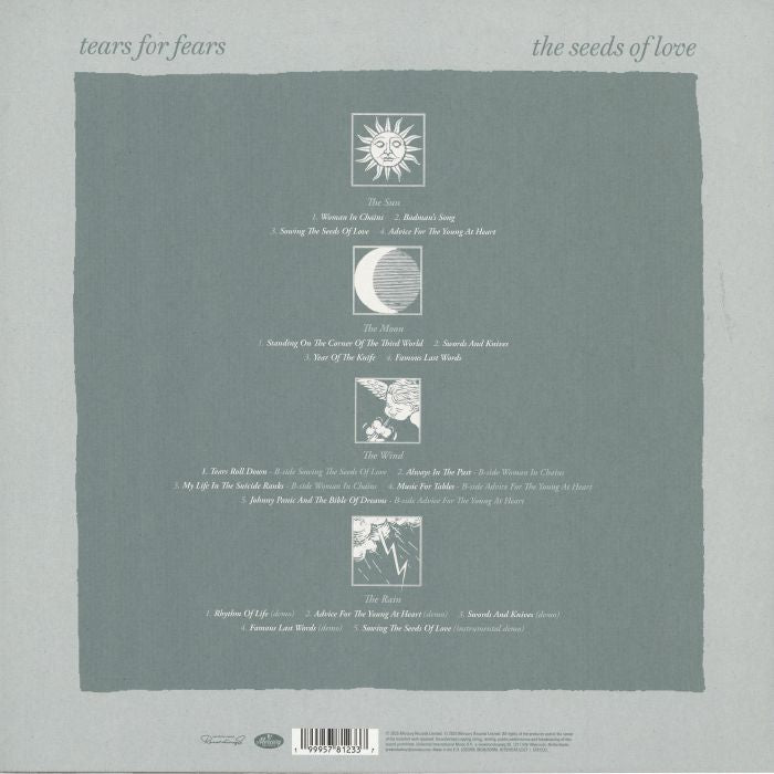 The Seeds of Love (Limited Blue Marbled Vinyl) - Tears for Fears