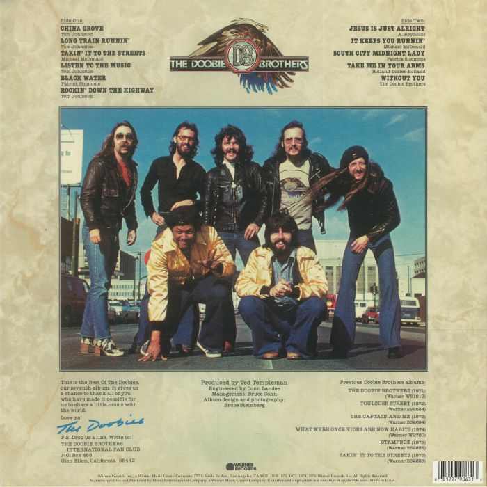 Best of the Doobies (Rocktober 2026) (Renkli Plak) - The Doobie Brothers