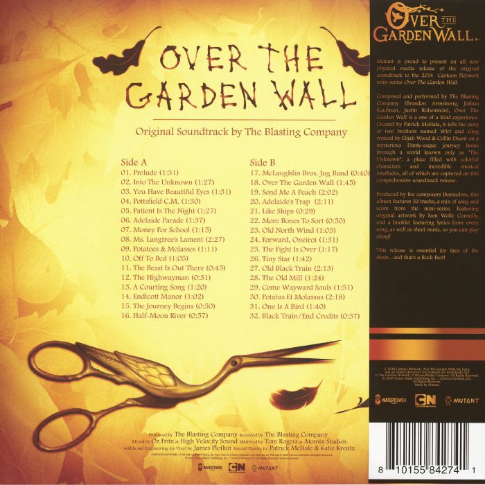 Over the Garden Wall (Soundtrack) (Pumpkin Swirl Vinyl) - The Blasting Company