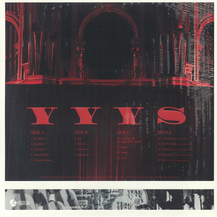Hidden in Pieces: Live at the Royal Albert Hall (Renkli Plak) - Yeah Yeah Yeahs