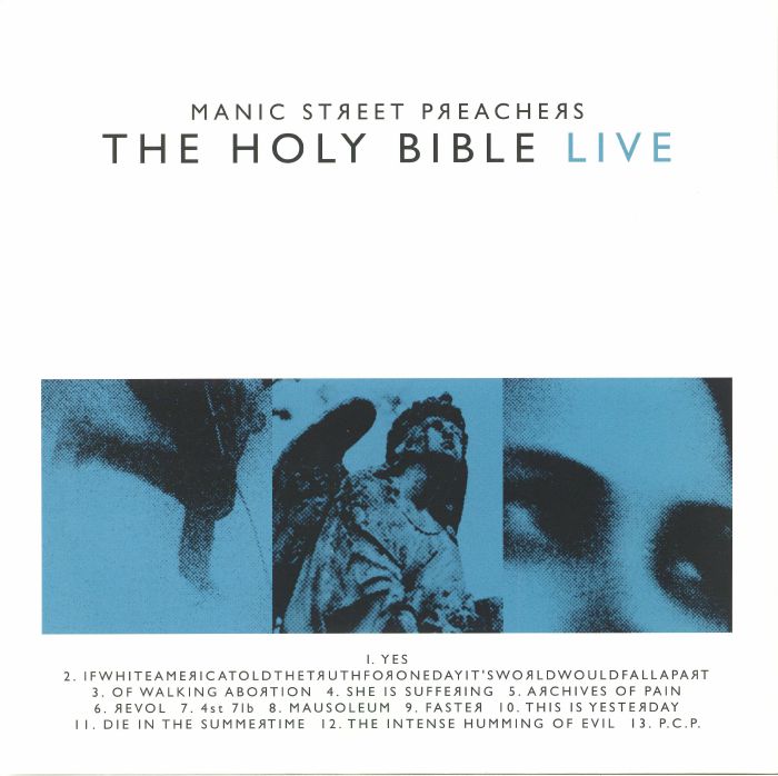 The Holy Bible Live (Limited Blue Marbled Vinyl) - Manic Street Preachers