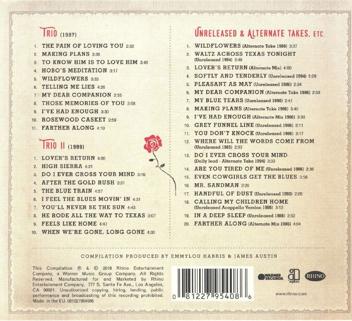 The Complete Trio Collection - Dolly Parton / Linda Ronstadt / Emmylou Harris (CD)