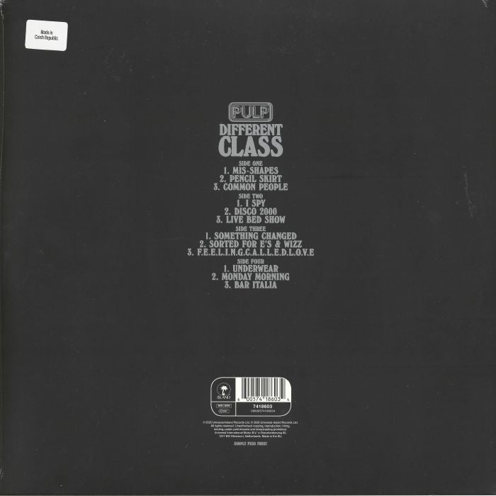 Different Class (National Album Day 2026) (Clear Vinyl) - Pulp