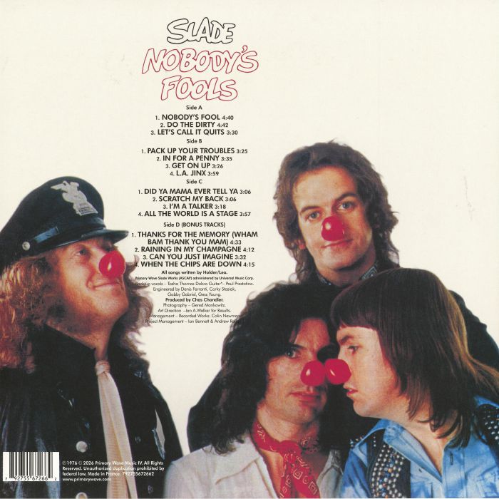 Nobody's Fools (50th Anniversary Edition) (Expanded Edition) - Slade