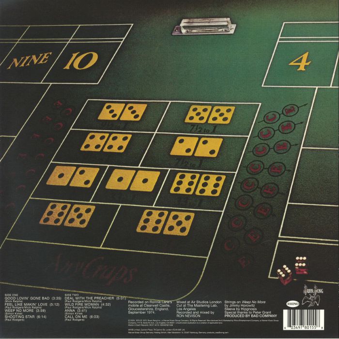 Straight Shooter (National Album Day 2026) - Bad Company