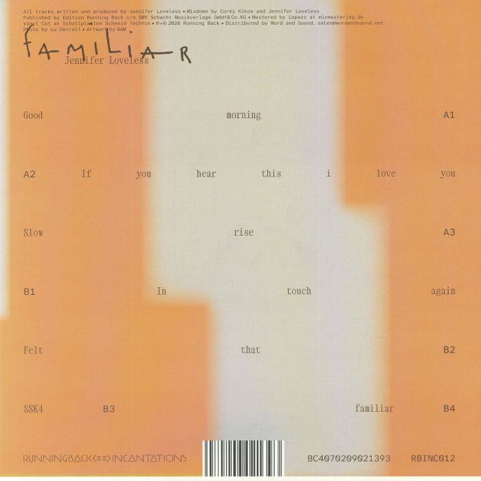 Familiar - Jennifer Loveless