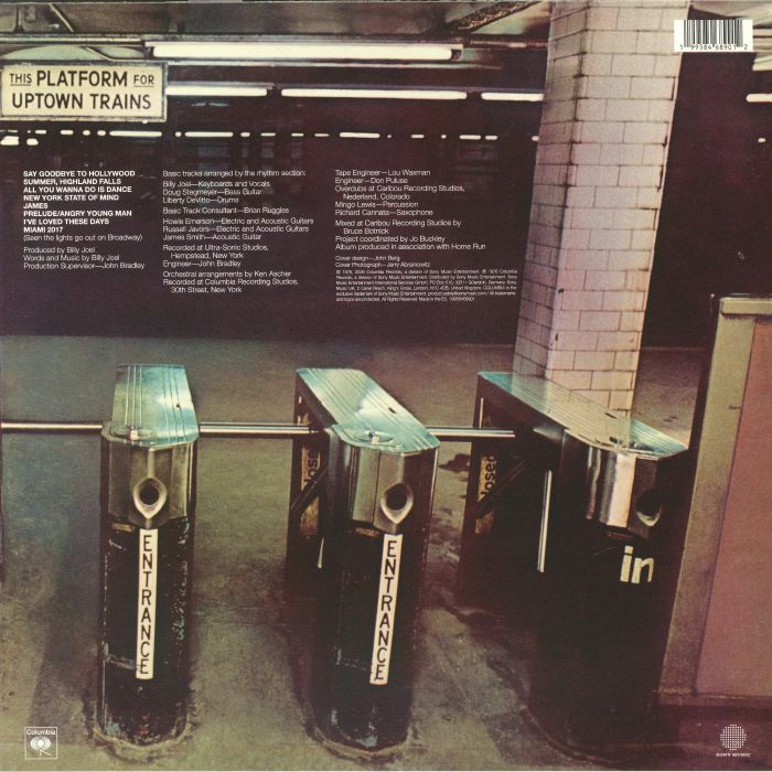 Turnstiles (National Album Day 2026) ('Subway Token' Gold Vinyl) - Billy Joel