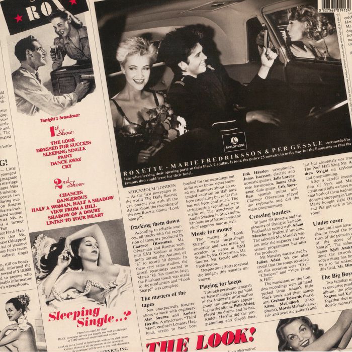 Look Sharp! (Reissue) (Limited Gold Vinyl) - Roxette