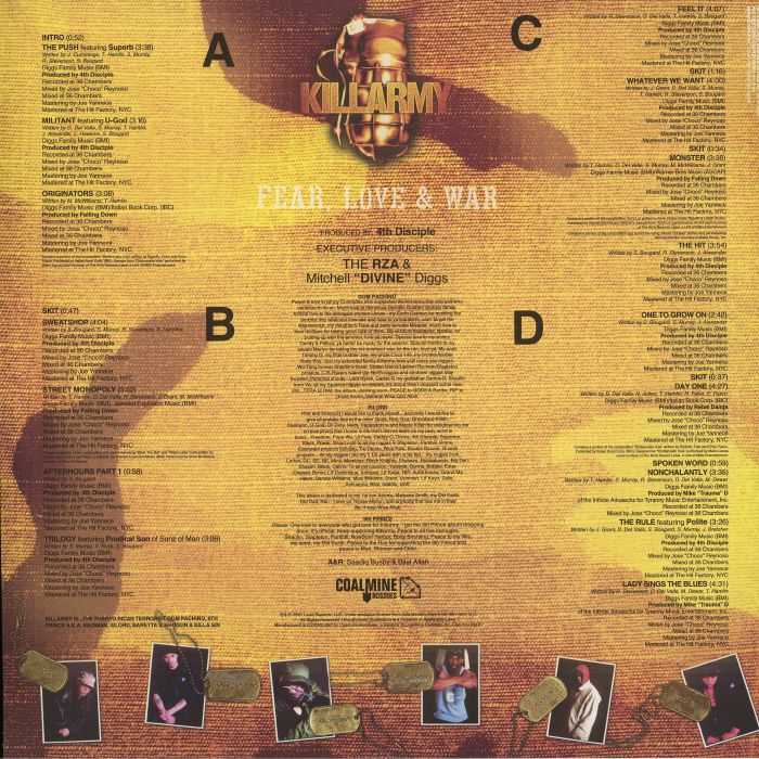 Fear Love & War (25th Anniversary Edition) - Killarmy