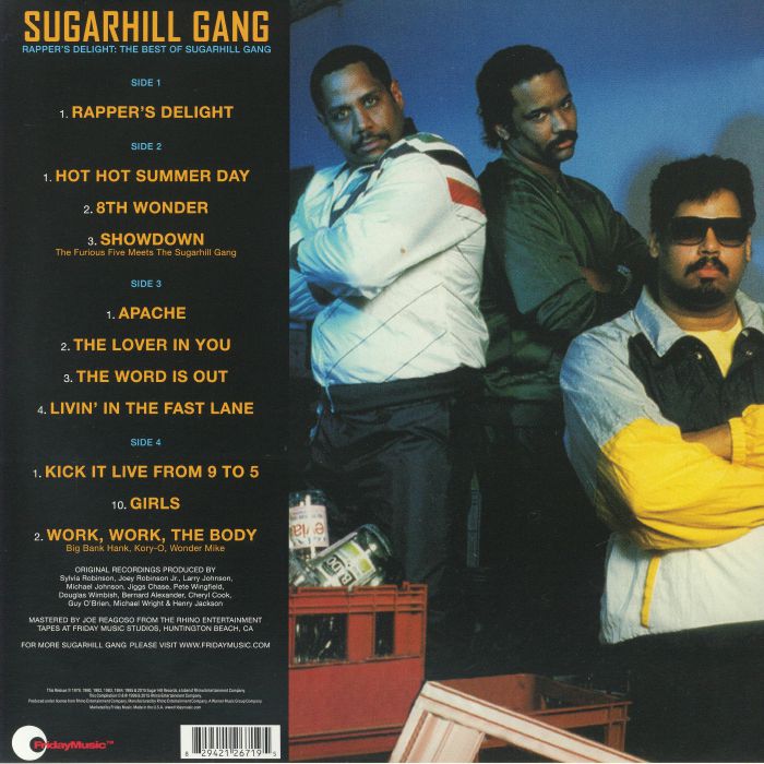 The Best of Sugarhill Gang: Rapper's Delight (Renkli Plak) - The Sugarhill Gang