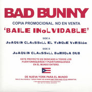 Baile Inolvidable (Remixes) (Red Vinyl) - Bad Bunny
