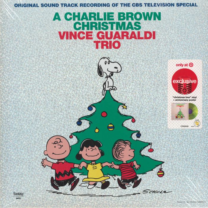 A Charlie Brown Christmas (Soundtrack) ('Christmas Tree' Vinyl) (Poster Hediyeli) - Vince Guaraldi Trio