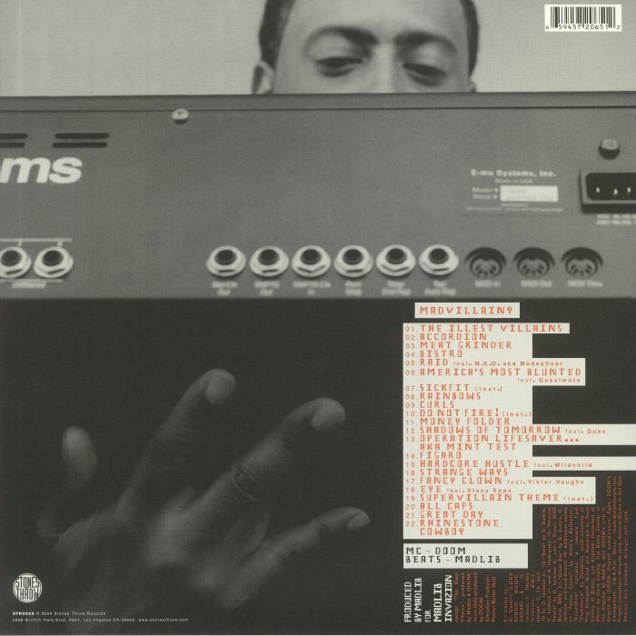 Madvillainy - Madvillain Aka DOOM & Madlib
