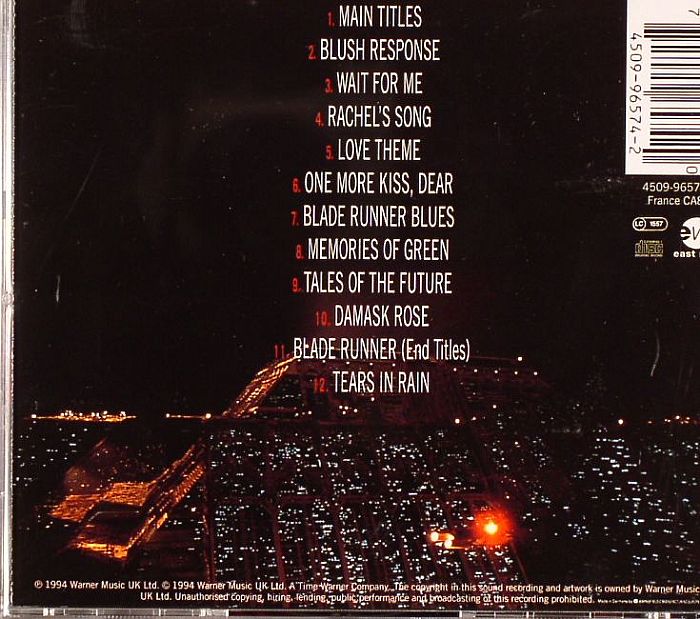 Blade Runner (Soundtrack) - Vangelis (CD)