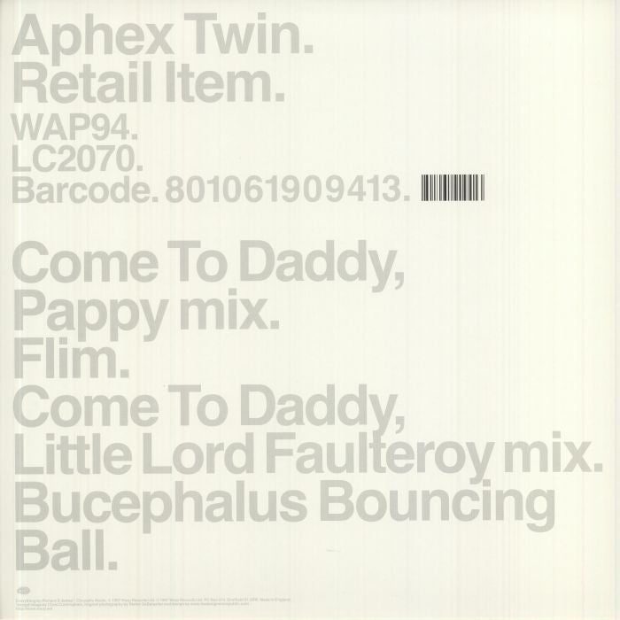 Come to Daddy - Aphex Twin