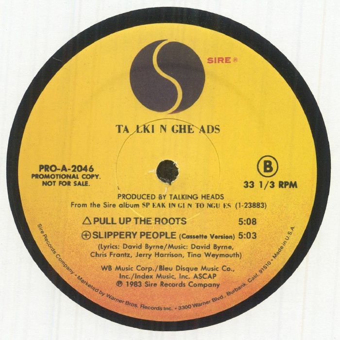 Burning Down the House - Talking Heads
