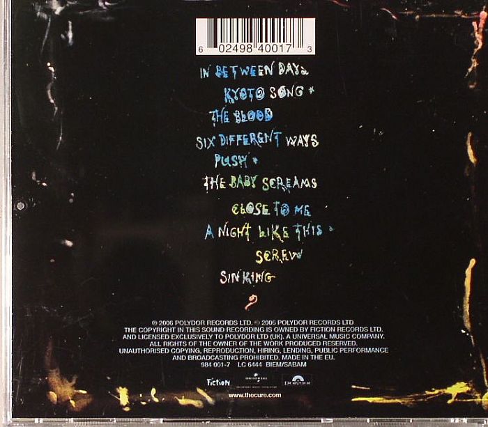The Head on the Door (Remastered) - The Cure (CD)