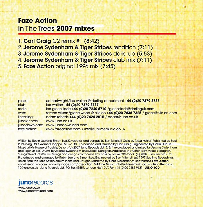 In the Trees (Remixes) - Faze Action (CD)