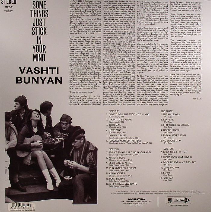 Some Things Just Stick in Your Mind - Singles & Demos 1964 to 1967 - Vashti Bunyan