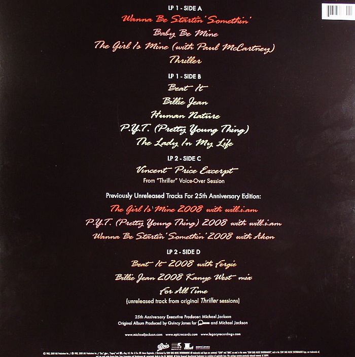 Thriller: 25th Anniversary Edition - Michael Jackson