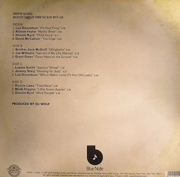Droppin' Science: Greatest Samples from the Blue Note Lab - Various