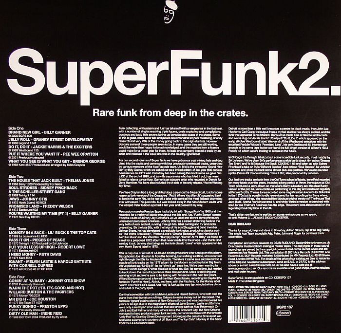 Super Funk 2 :Rare Funk from Deep in the Crates - Various