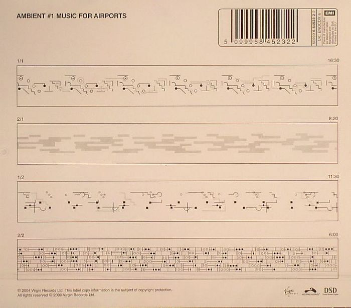 Ambient 1: Music for Airports (Original Masters Series) - Brian Eno (CD)