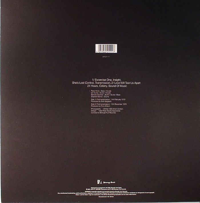 Peel Sessions - Joy Division