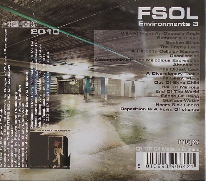 Environments 3 - The Future Sound of London (CD)