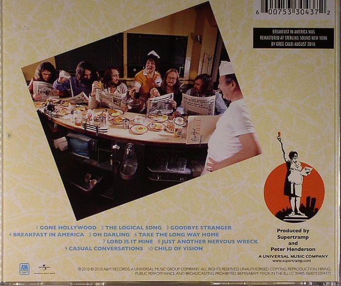 Breakfast in America (Remastered) - Supertramp (CD)